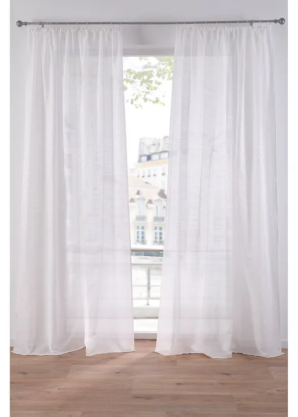 Bpc Living Bonprix Collection Crush Gardine Mit Glanzeffekt (1er Pack)