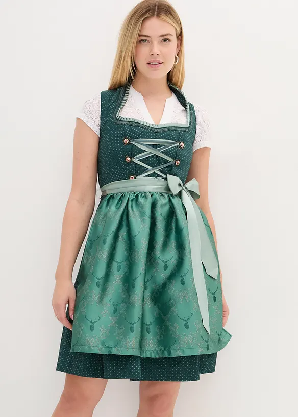 Bpc Bonprix Collection Dirndl Mit Stehkragen, Knieumspielend (2-tlg. Set)