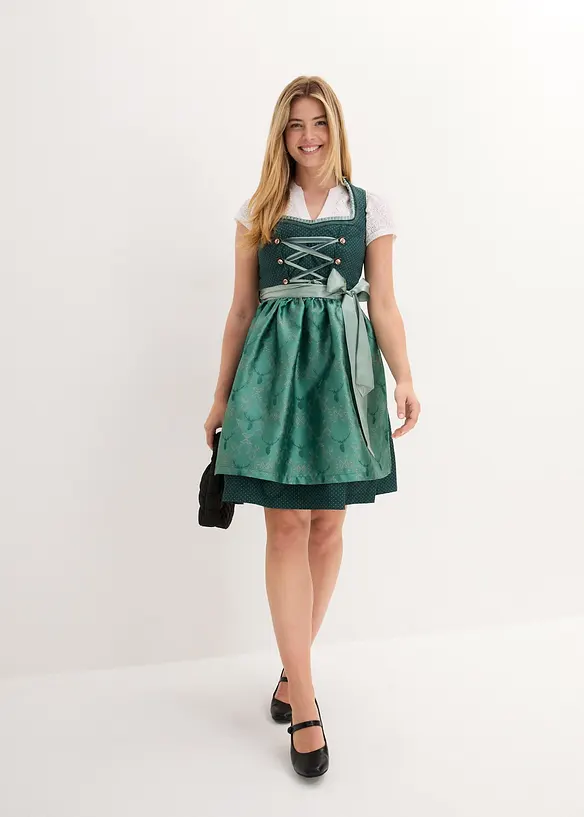 Bpc Bonprix Collection Dirndl Mit Stehkragen, Knieumspielend (2-tlg. Set)
