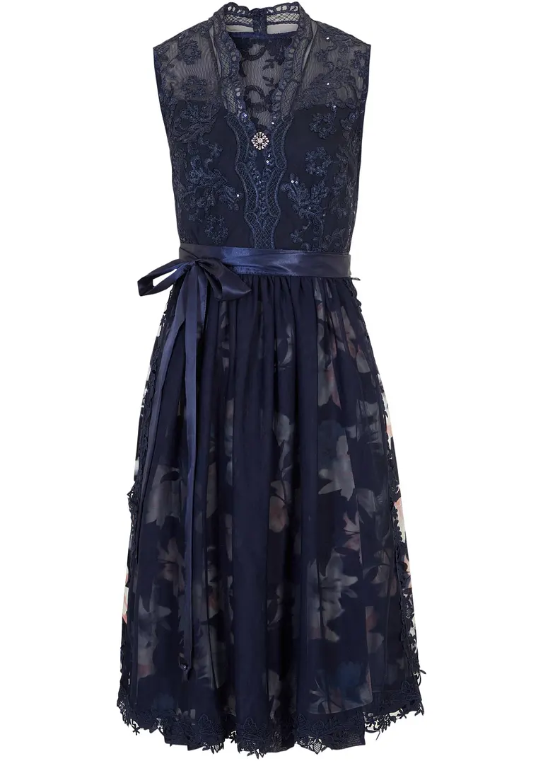 bpc selection Dirndl mit Stickerei und Samtrock (2-tlg.Set)