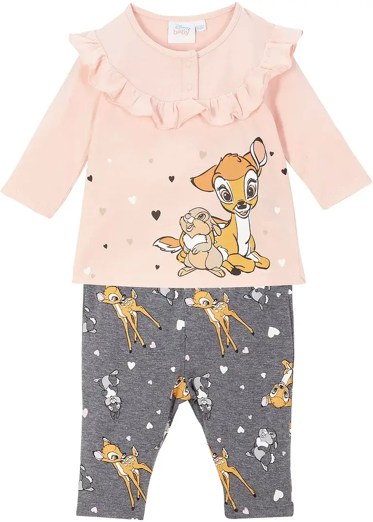 Disney Baby Disney Bambi Shirt + Leggings (2-tlg. Set)