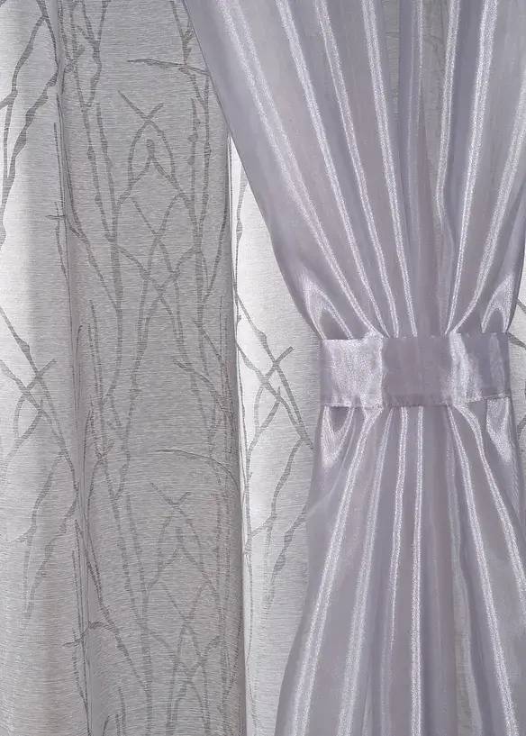 Bpc Living Bonprix Collection Doppellagige Gardine Mit Raffhalter (1er Pack)