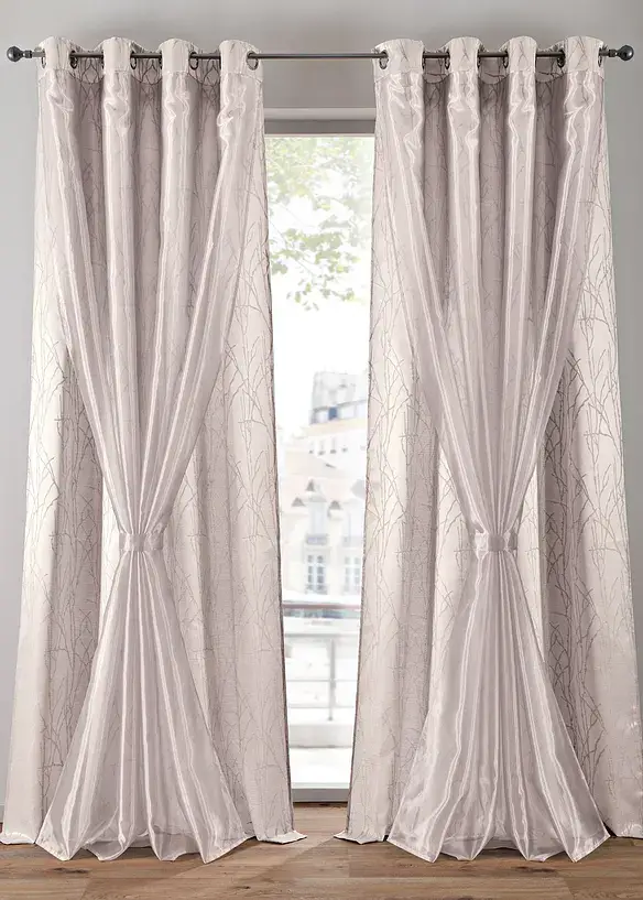 Bpc Living Bonprix Collection Doppellagige Gardine Mit Raffhalter (1er Pack)