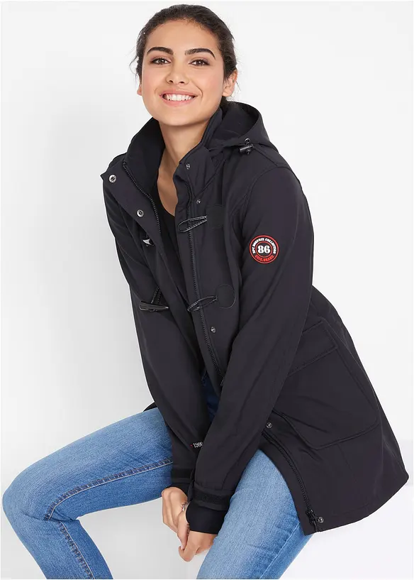 Bpc Bonprix Collection Duffle-Jacke Aus Softshell, Wasserabweisend