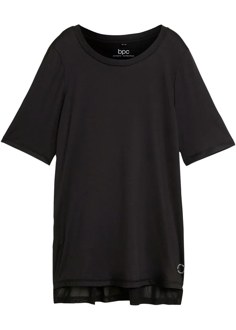 bonprix Funktionsshirt lang mit Mesh, schnelltrocknend