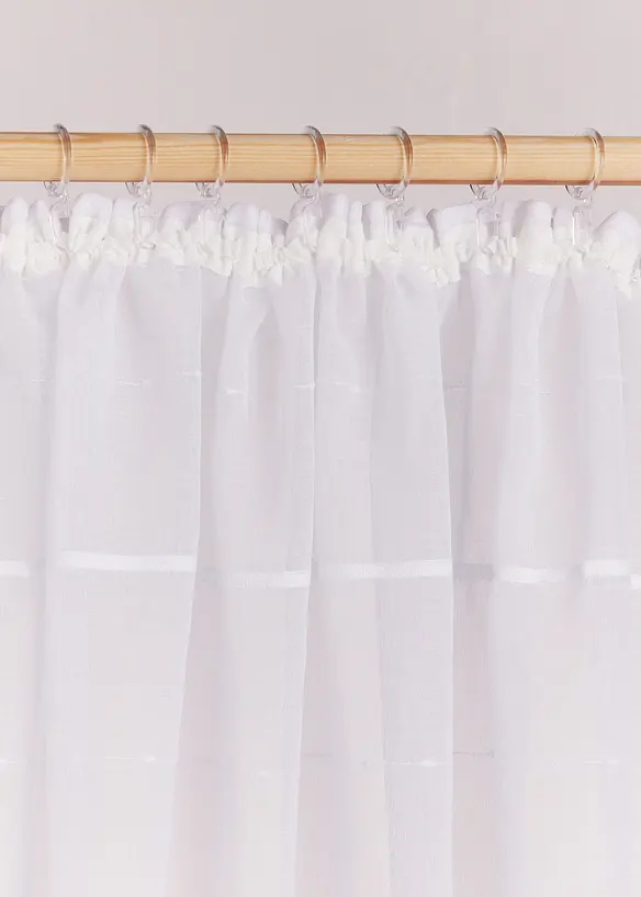 Bpc Living Bonprix Collection Gardine Mit 3D Streifen (1er Pack)