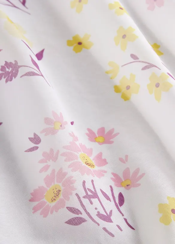 Bpc Living Bonprix Collection Gardine Mit Blümchen Druck (1er Pack)