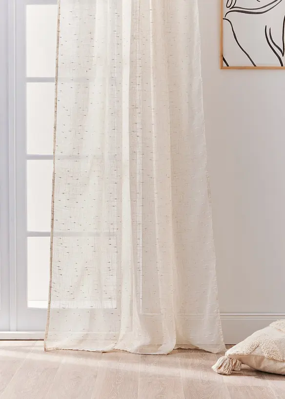 bpc living bonprix collection Gardine mit Glanzstreifen (1er Pack)