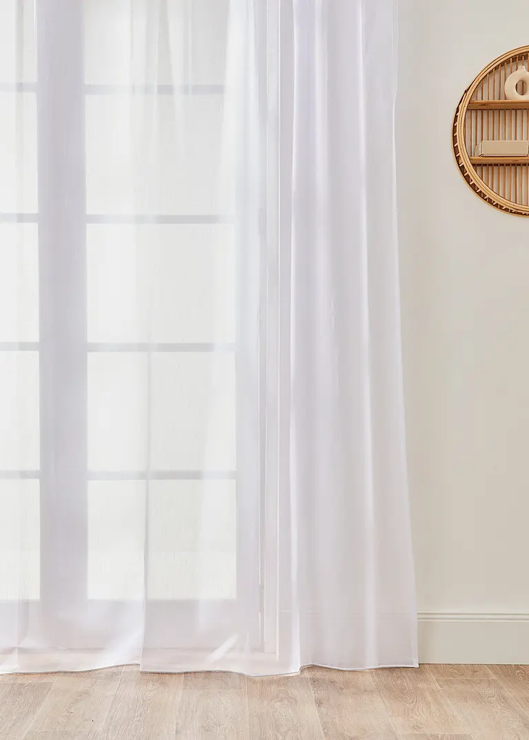 bpc living bonprix collection Gardine mit Leinenstruktur (1er Pack)