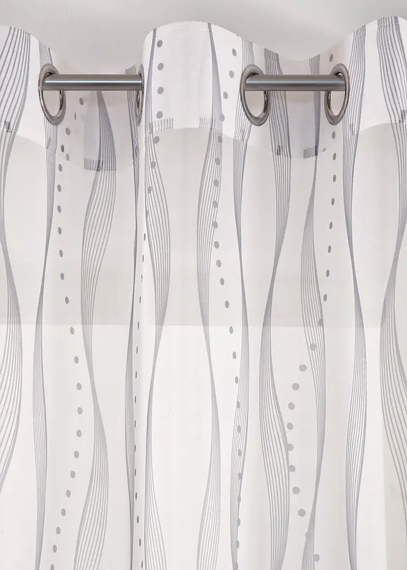 Bpc Living Bonprix Collection Gardine Mit Wellendruck (1er Pack)