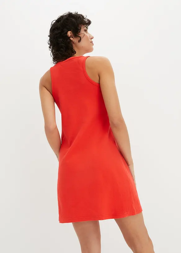 Bpc Bonprix Collection Geripptes Kleid Aus Elastischem Baumwoll-Mix
