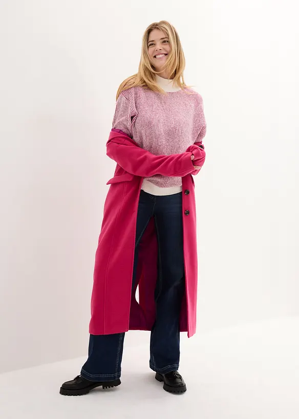 Bpc Bonprix Collection Gestreifter Pullover Mit Stehkragen