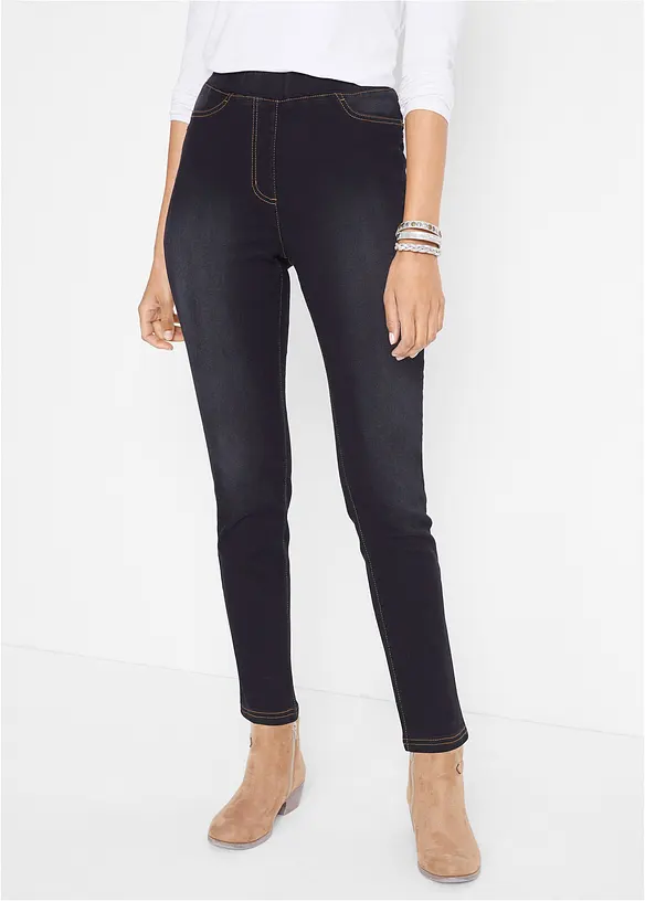 Bpc Bonprix Collection High Waist Jeggings Aus Leichter, Elastischer Thermoqualität Mit Bequembund