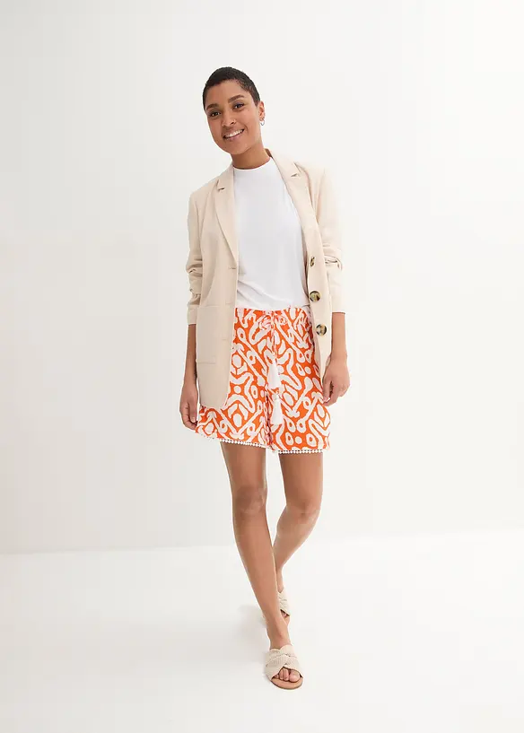 Bpc Bonprix Collection High-Waist-Jersey Shorts Mit Bequembund