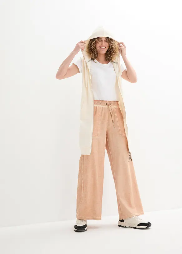 Bpc Bonprix Collection High-Waist-Sweathose Mit Cargo Details, Knöchelfrei