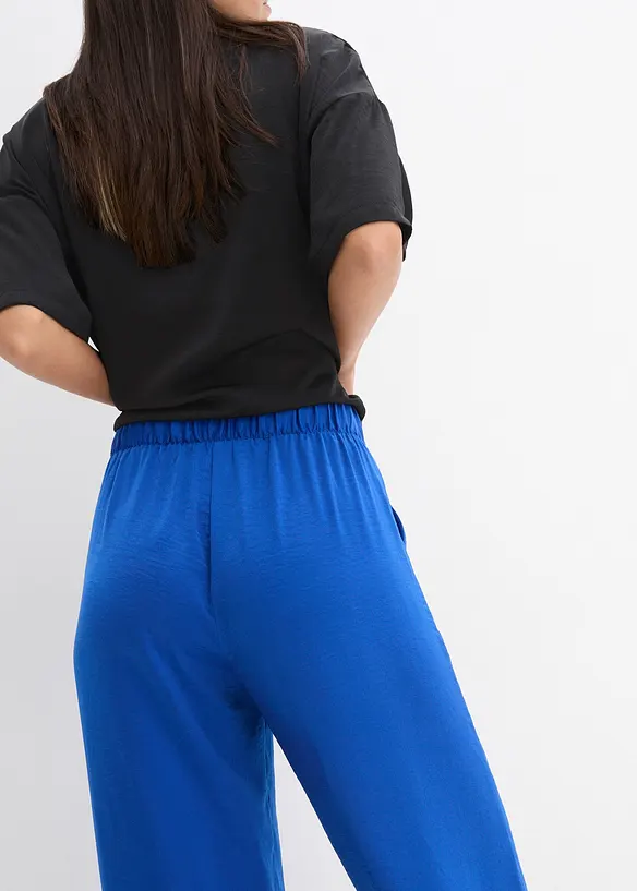 Bonprix Hose Mit Struktur-Effekt Und Bequembund, Lang