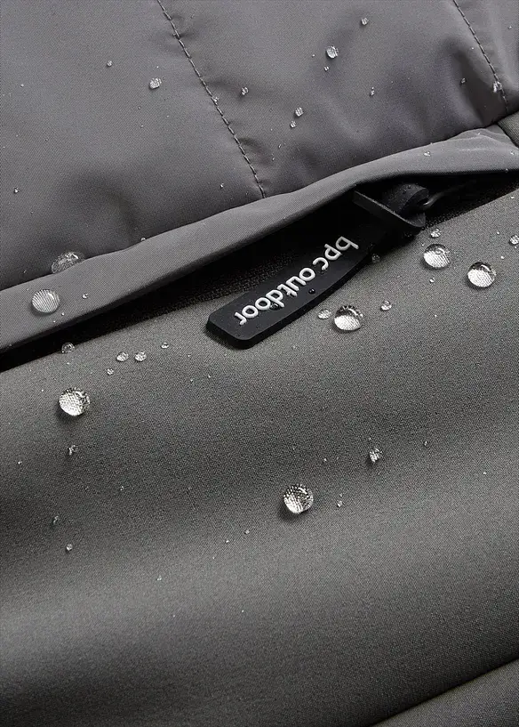 Bpc Bonprix Collection Hybrid Steppjacke Mit Materialmix, Wasserabweisend