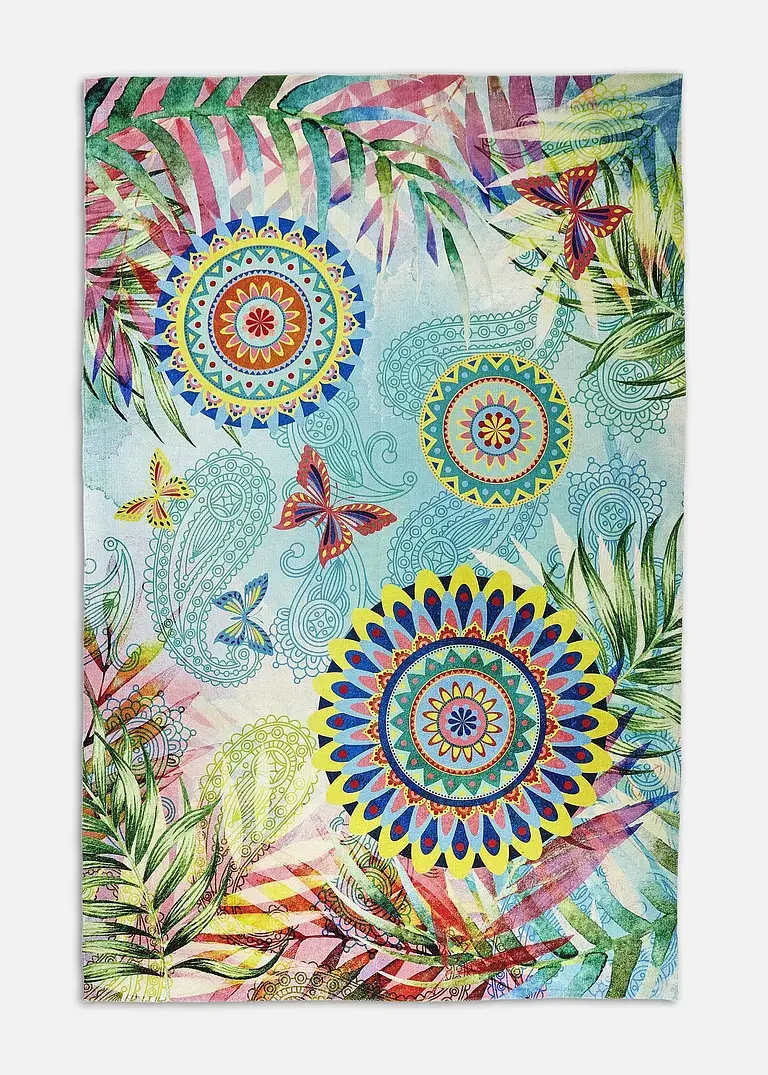 bonprix In- und Outdoor Teppich mit buntem Digitaldruck