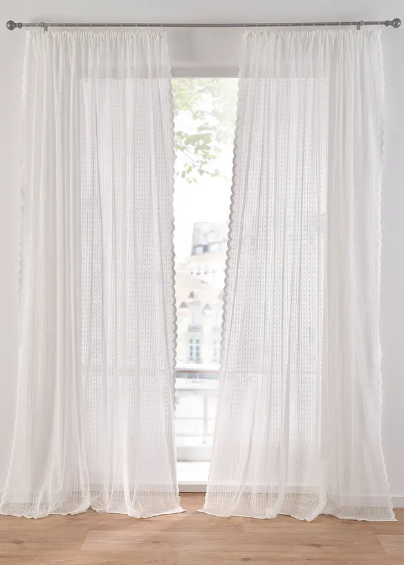 Bpc Living Bonprix Collection Jacquard Gardine (1er Pack)