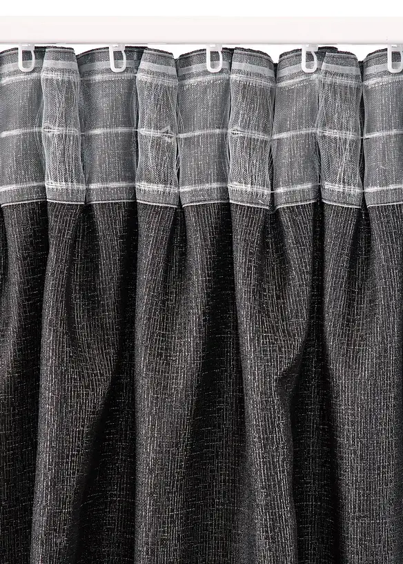 Bpc Living Bonprix Collection Jacquard Vorhang Mit Glanz (1er Pack)