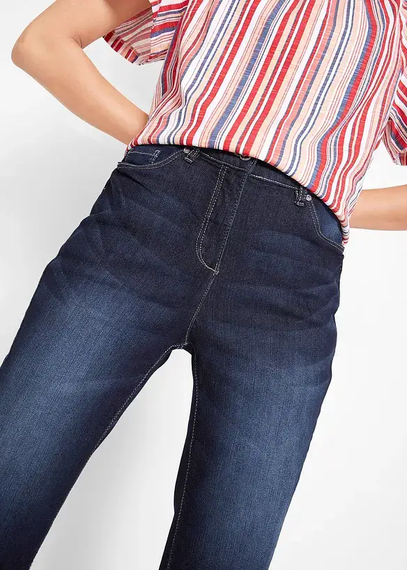 Bpc Bonprix Collection Jeans Bermuda Mid Waist Mit Gekrempeltem Saum