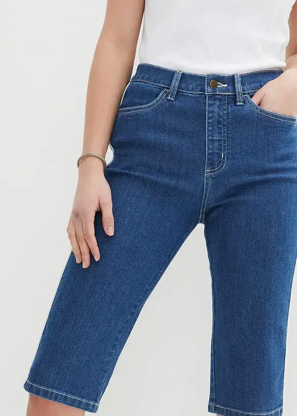 John Baner JEANSWEAR Jeans Bermuda Slim Fit High Waist