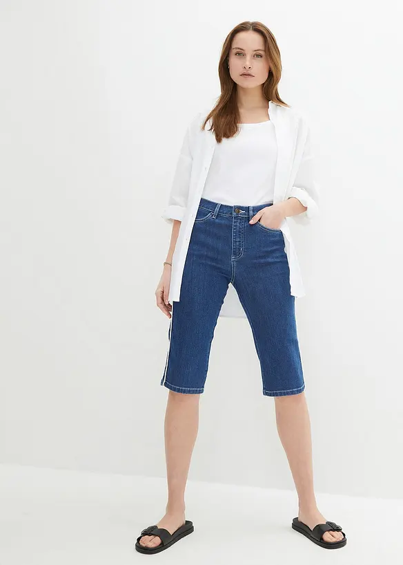 John Baner JEANSWEAR Jeans Bermuda Slim Fit High Waist