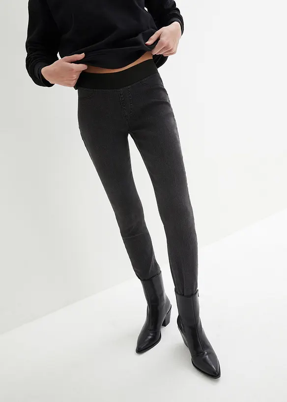 John Baner JEANSWEAR Jeansleggings Mit Gummizug (2er-Pack)