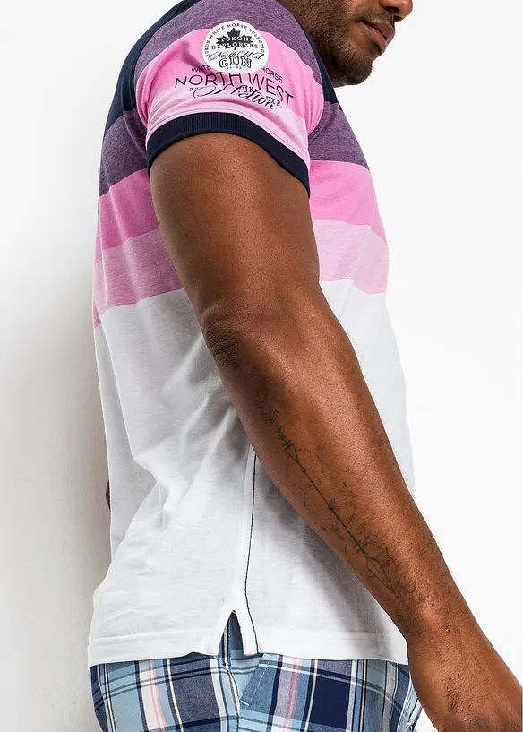 Bonprix Jersey Poloshirt Aus Reiner Baumwolle, Kurzarm