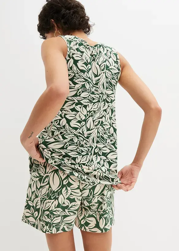 Bpc Bonprix Collection Jersey-Top Mit Bindedetail In A-Linie