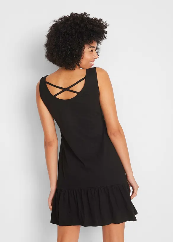Bpc Bonprix Collection Jerseykleid Mit Volants Und Rückendetail