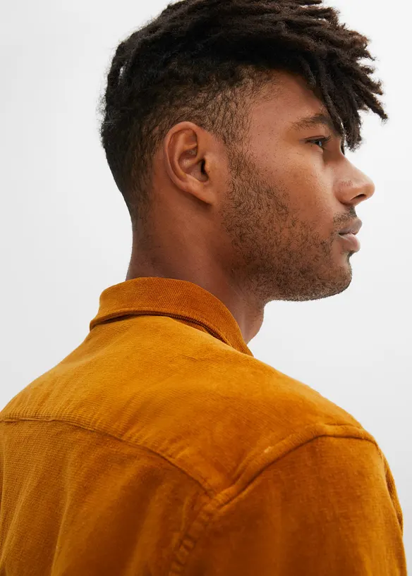 John Baner JEANSWEAR Cord-Langarmhemd, Regular Fit