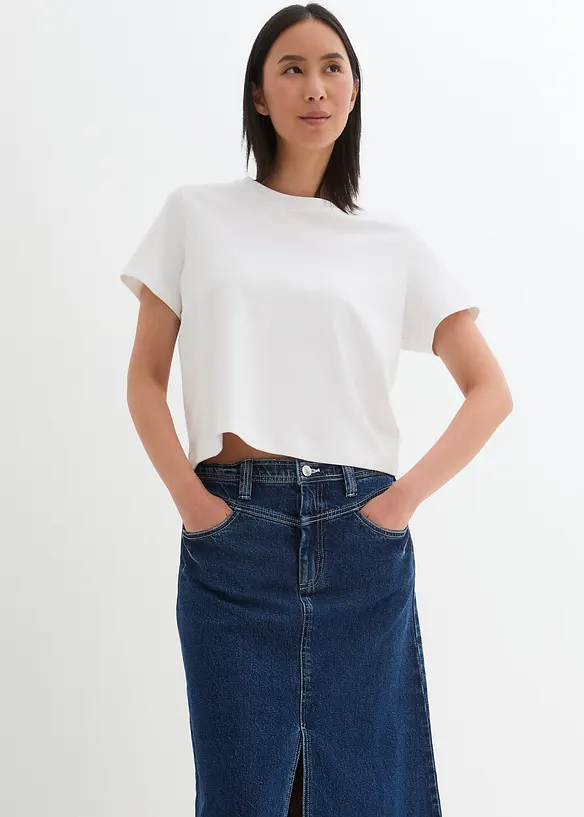 John Baner JEANSWEAR Jeansrock, Lang