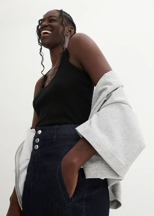 John Baner JEANSWEAR Jeansrock, Mid Waist, Stretch