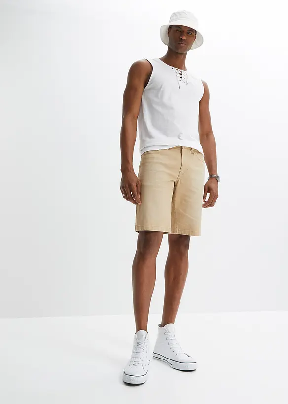 John Baner JEANSWEAR Muskel-Shirt Mit Schnürung