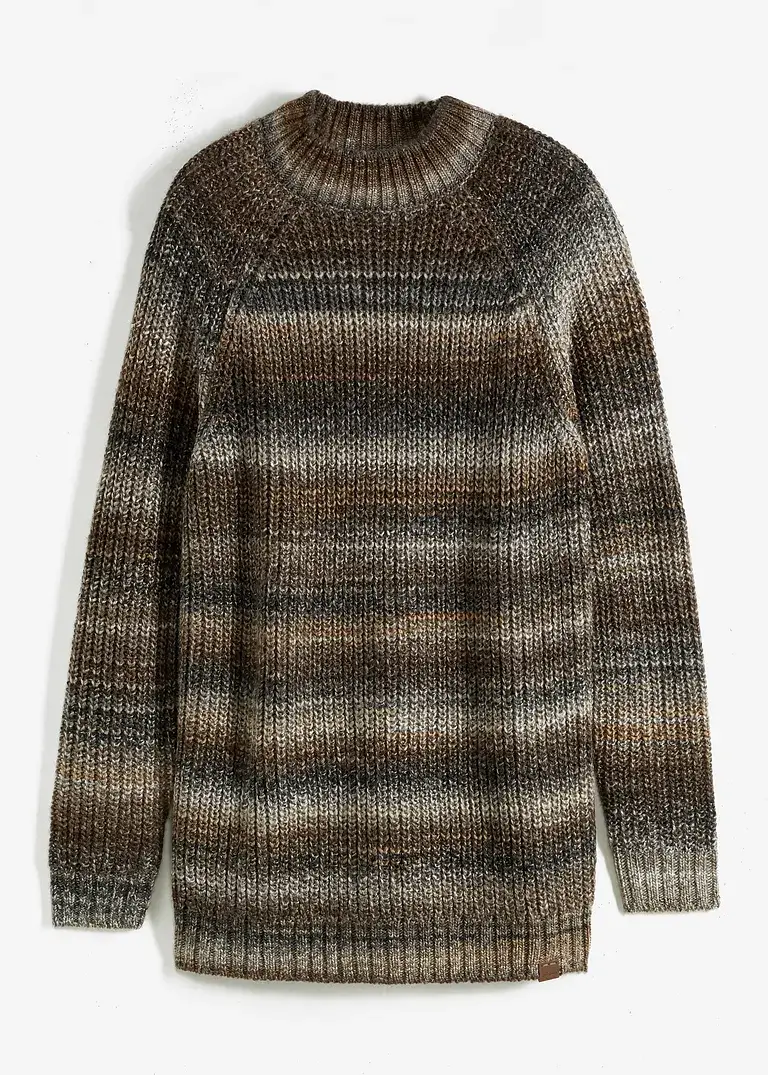 John Baner JEANSWEAR Pullover in Melange-Optik