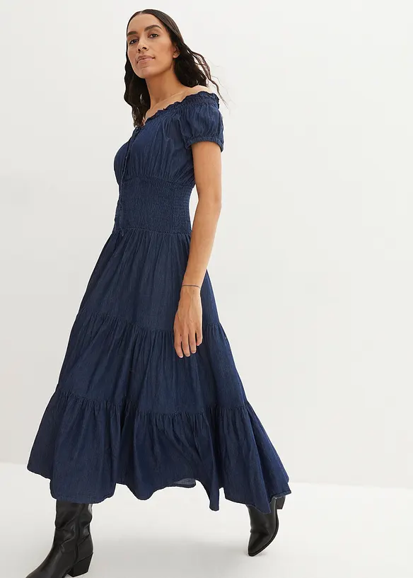 John Baner JEANSWEAR Sommer-Carmen-Kleid