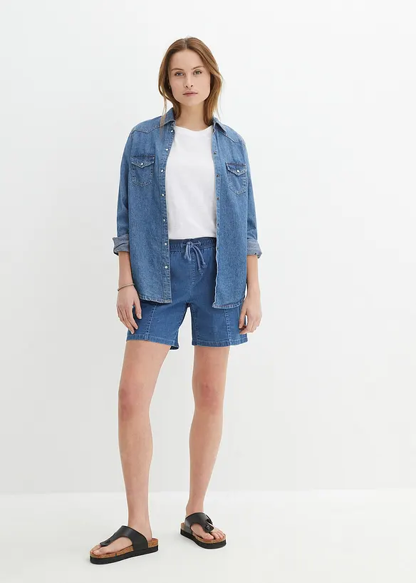 John Baner JEANSWEAR Stretch-Jeans-Shorts (2er Pack)