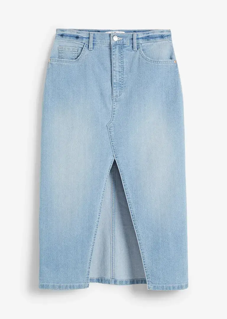 John Baner JEANSWEAR Stretch-Jeansrock, Midi Länge