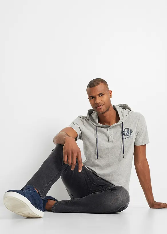 John Baner JEANSWEAR T-Shirt Mit Kapuze