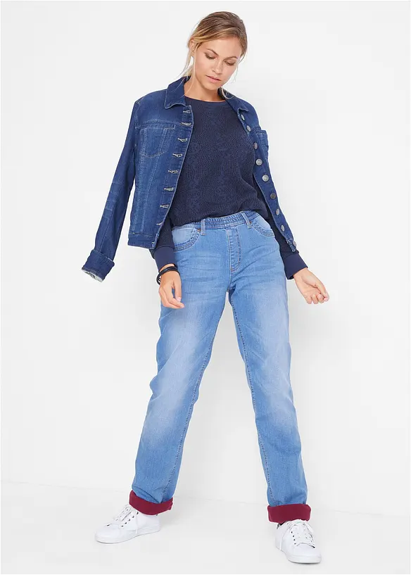 John Baner JEANSWEAR Thermo-Schlupf-Jeans