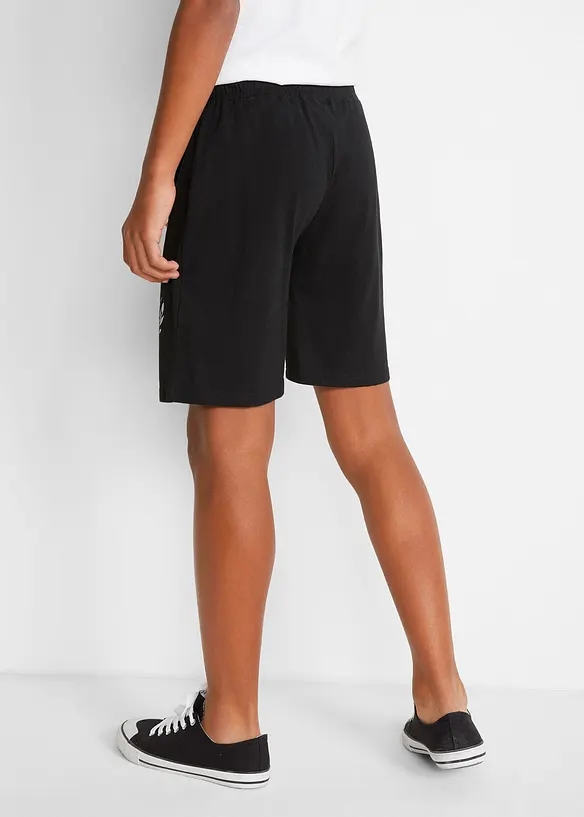 Bonprix Jungen Jersey-Bermuda Aus Bio-Baumwolle (2er Pack)