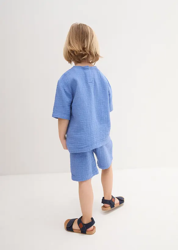 Bpc Bonprix Collection Jungen Musselin Hemd Und Shorts (2-tlg.Set)