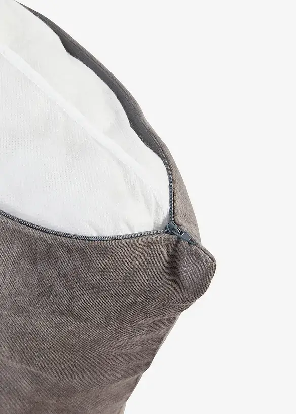 Bpc Living Bonprix Collection Kissenhülle Mit Struktur Mit Füllung (1er Pack)