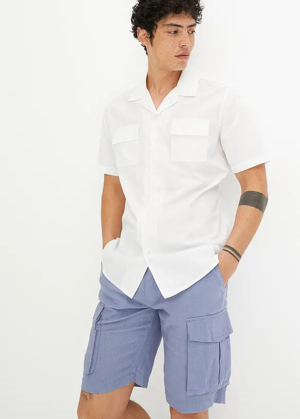Bonprix Kurzarmhemd Mit Resortkragen Und Aus Bio Baumwolle