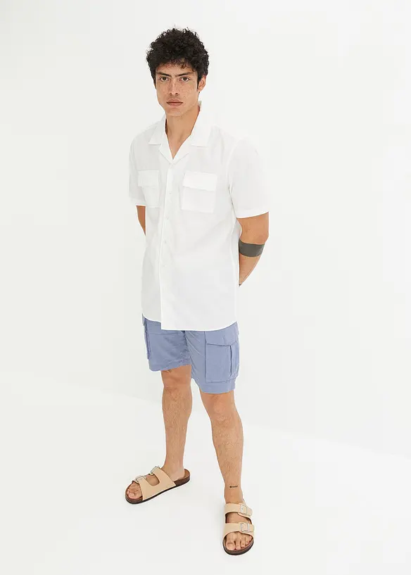 Bonprix Kurzarmhemd Mit Resortkragen Und Aus Bio Baumwolle