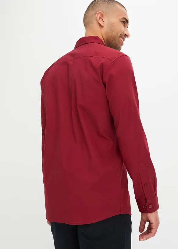 Bpc Bonprix Collection Langarmhemd Aus Reiner Baumwolle