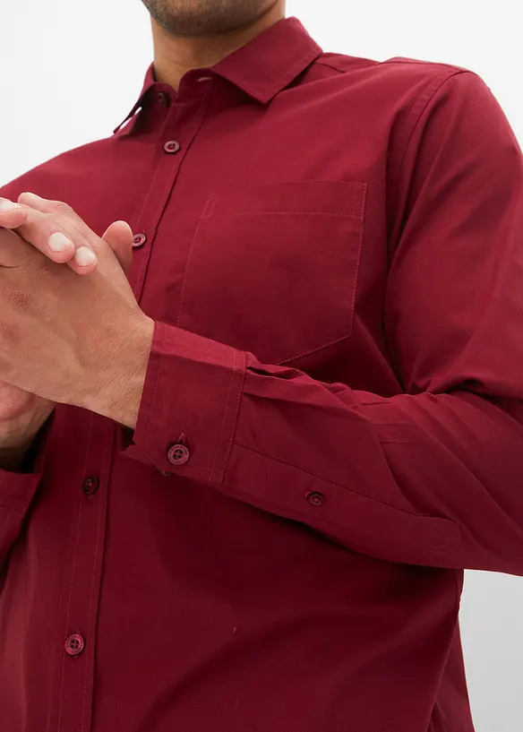 Bpc Bonprix Collection Langarmhemd Aus Reiner Baumwolle