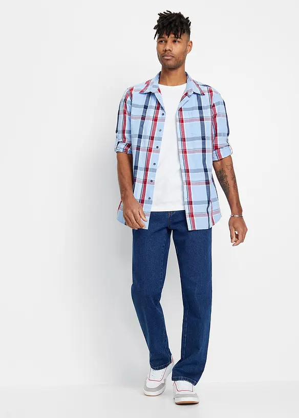 John Baner JEANSWEAR Langarmhemd Mit Komfortschnitt