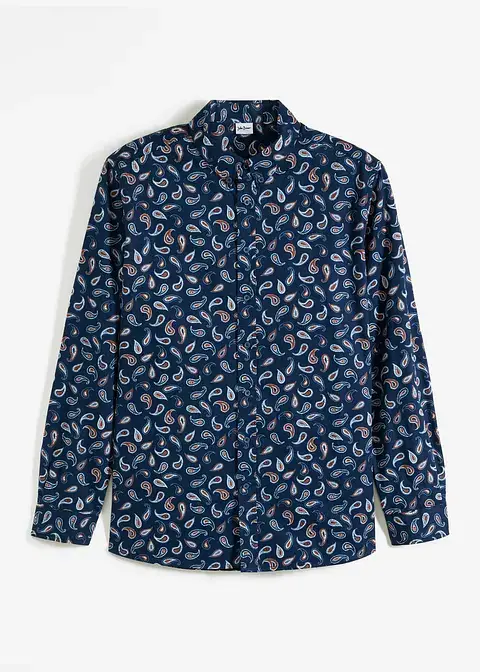 John Baner JEANSWEAR Langarmhemd mit Komfortschnitt